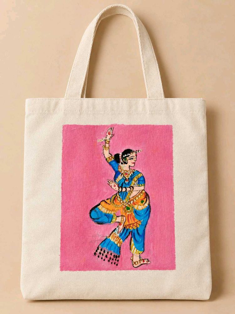 Unique Hand-Painted Tote Bag