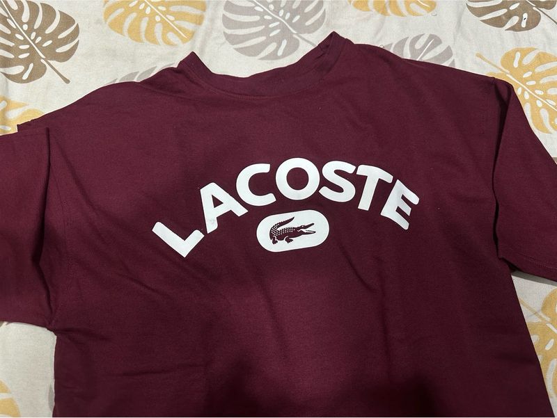Lacoste Burgundy T-Shirt