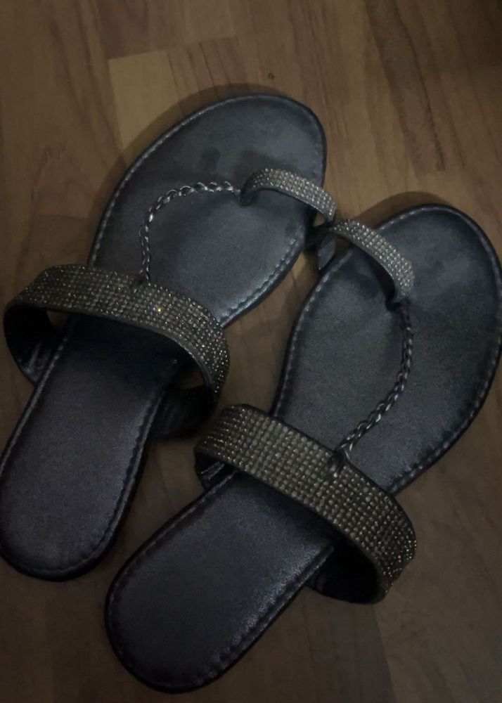 Sparkling Flat Sandals
