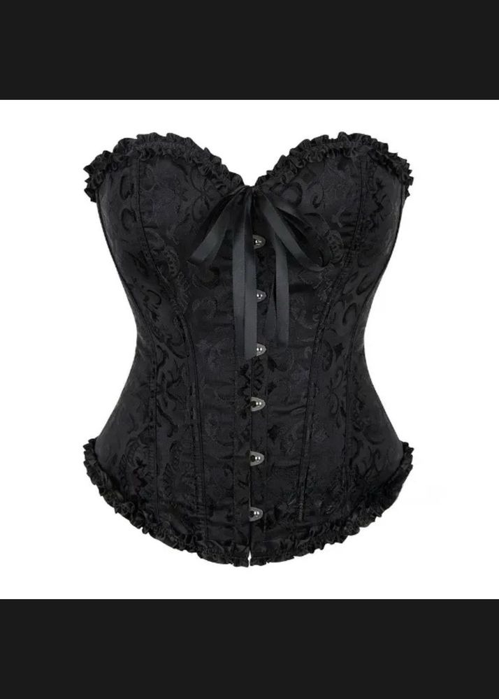 Newme Black Classic Corset Top