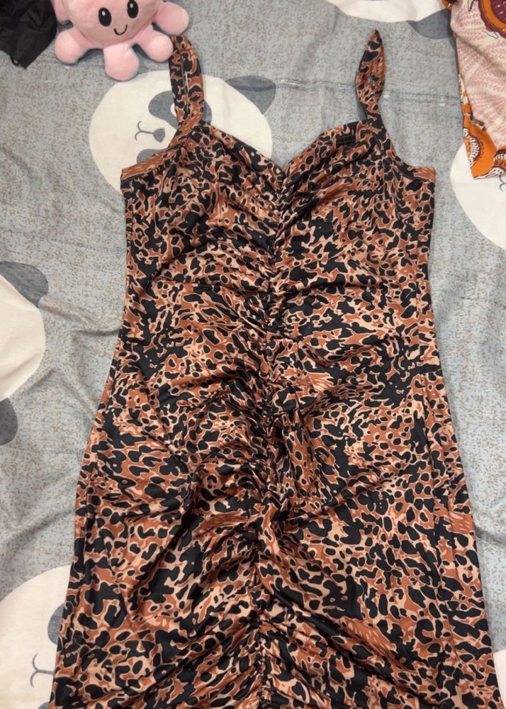 Animal Print Bodycon Dress