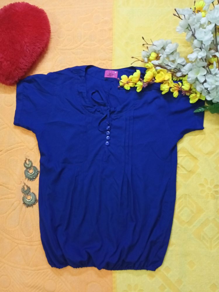 PINK ALMIRAH BLUE TOP