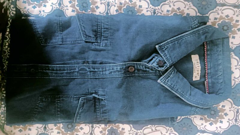 Men's Teal Blue Casual Shirt