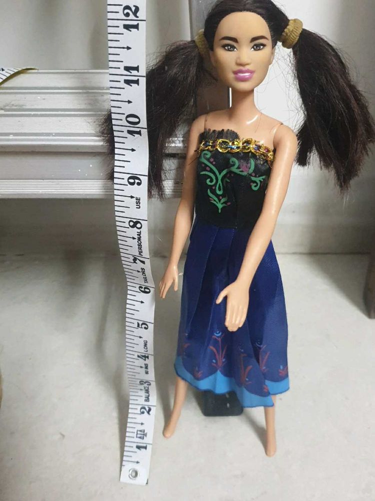 Asian Fashion Doll with Blue Gown