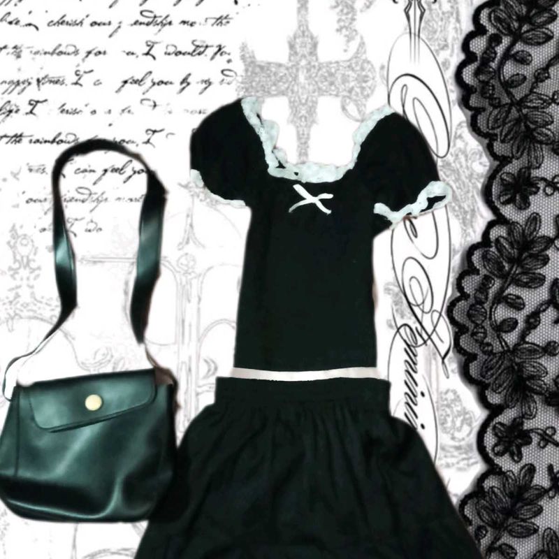 Gothic Lolita Style Black top