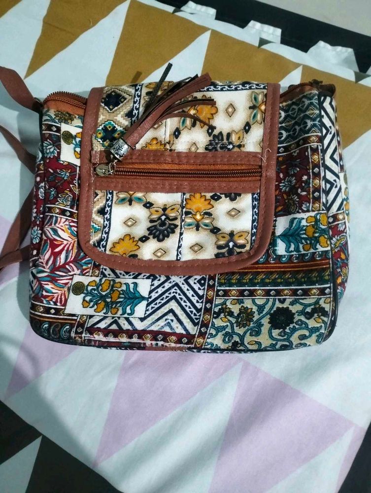 Boho Patchwork Crossbody Bag