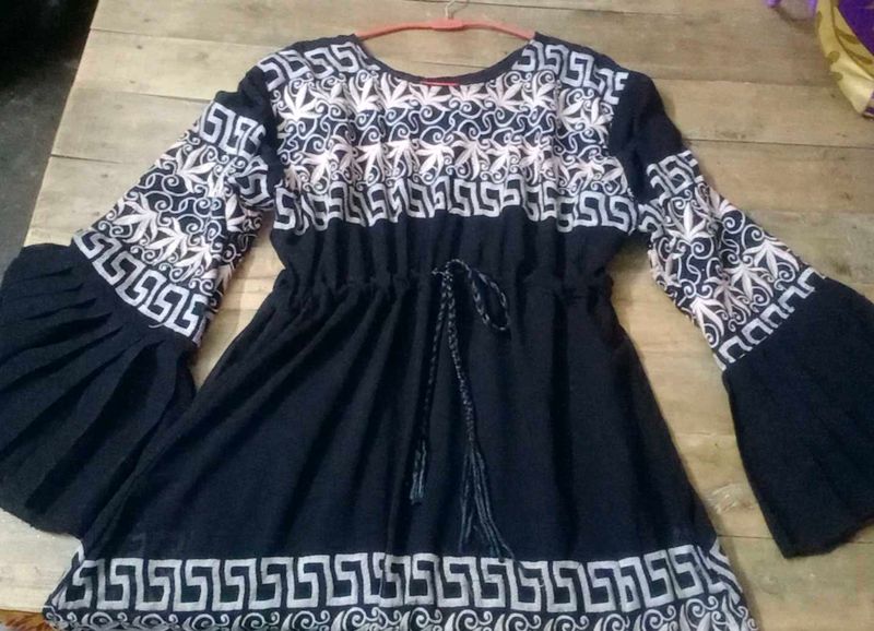 Boho Embroidered Abaya Burkha
