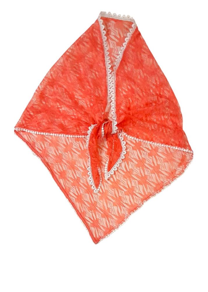 Church Scarf Peach Color Veil Catholic Net Fabric