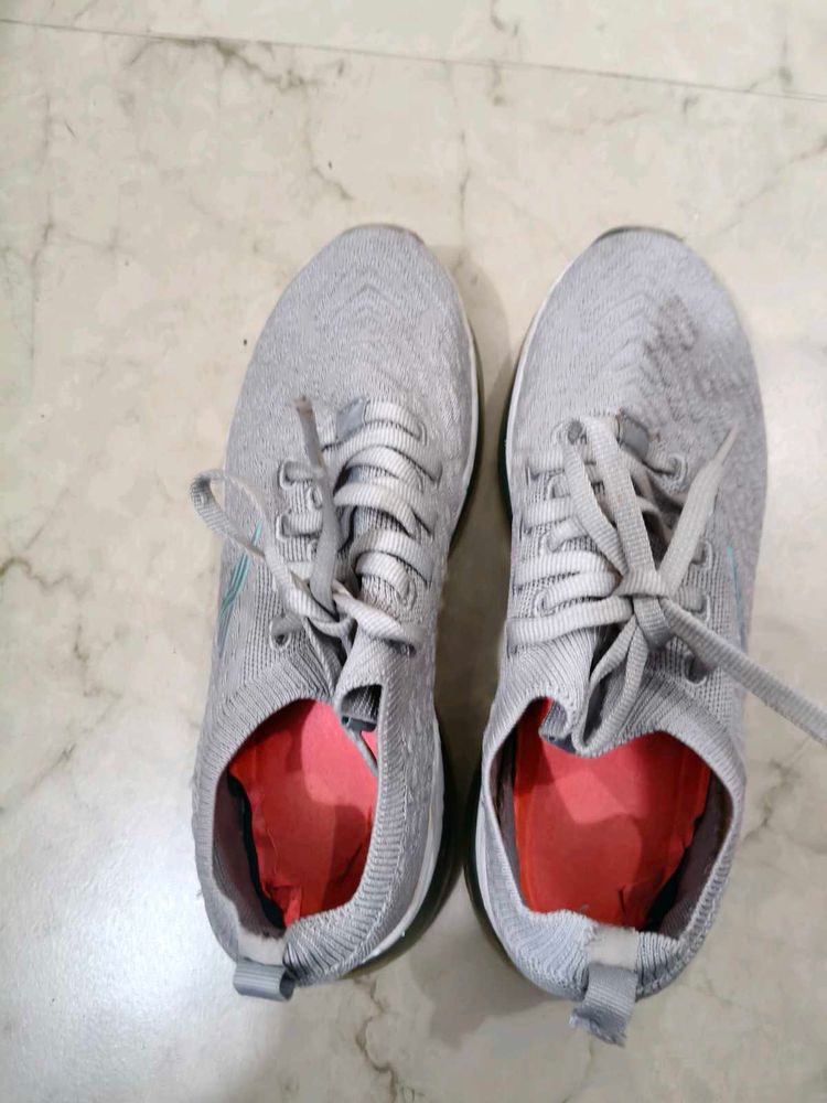 Grey Athletic Running Shoes
