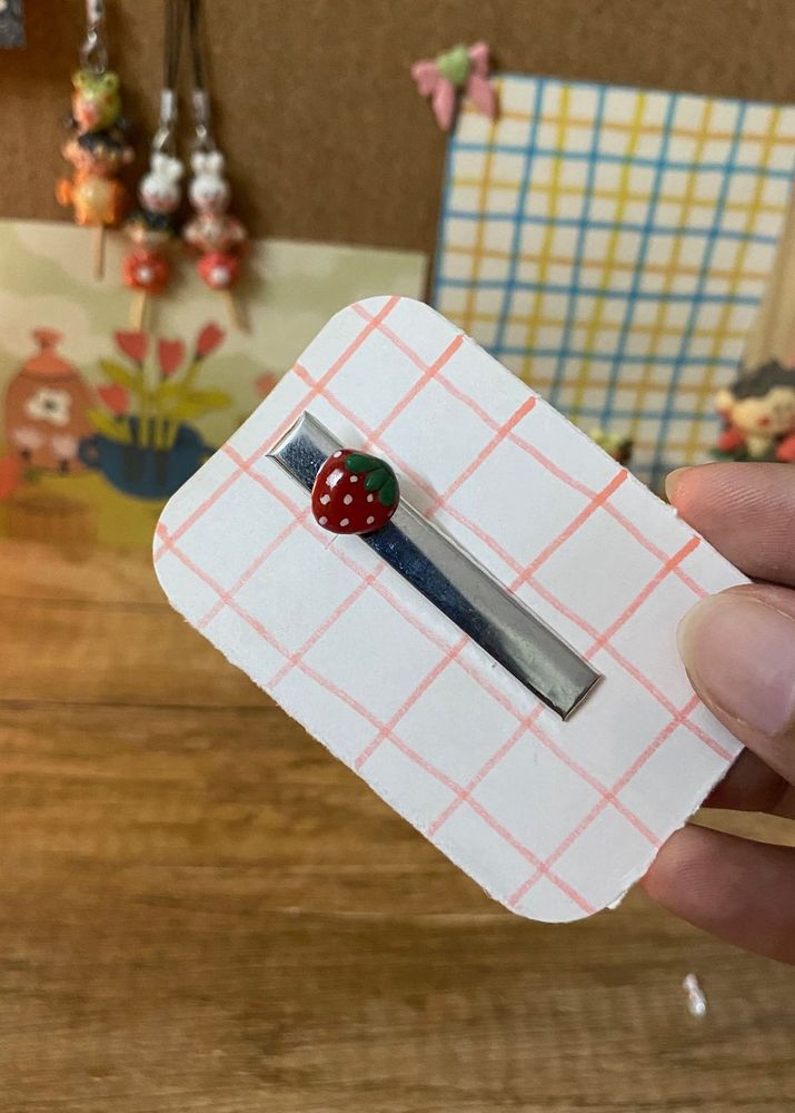 Cute Strawberry Hair Clip