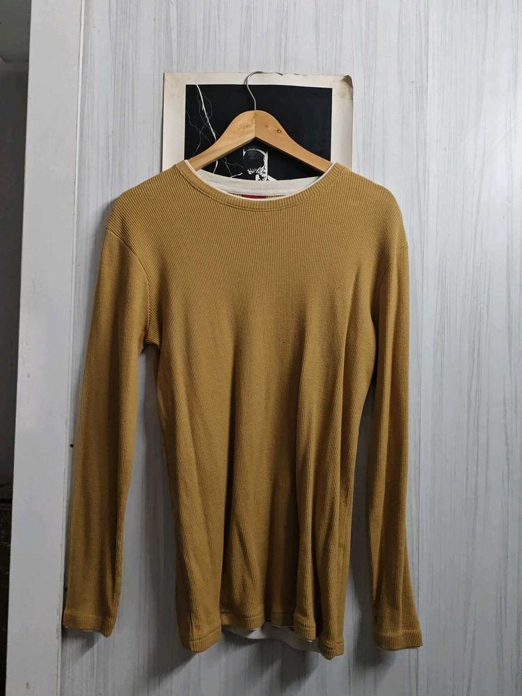 Mustard Yellow Long Sleeve Pullover