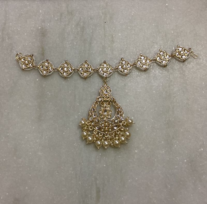 Indian Kundan Matha Patti Headpiece