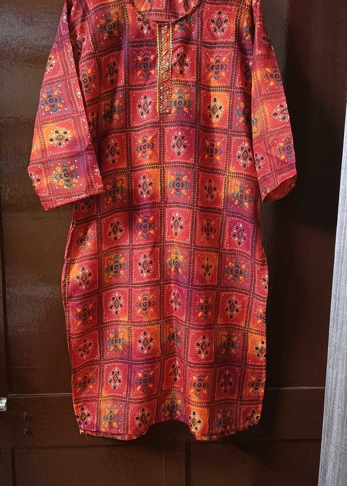 Rakhi Kurti Set