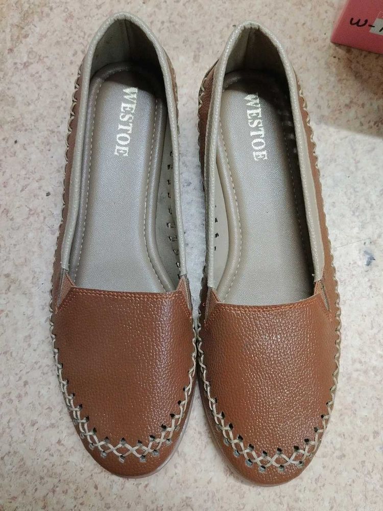 Stylish Brown Loafer Flats
