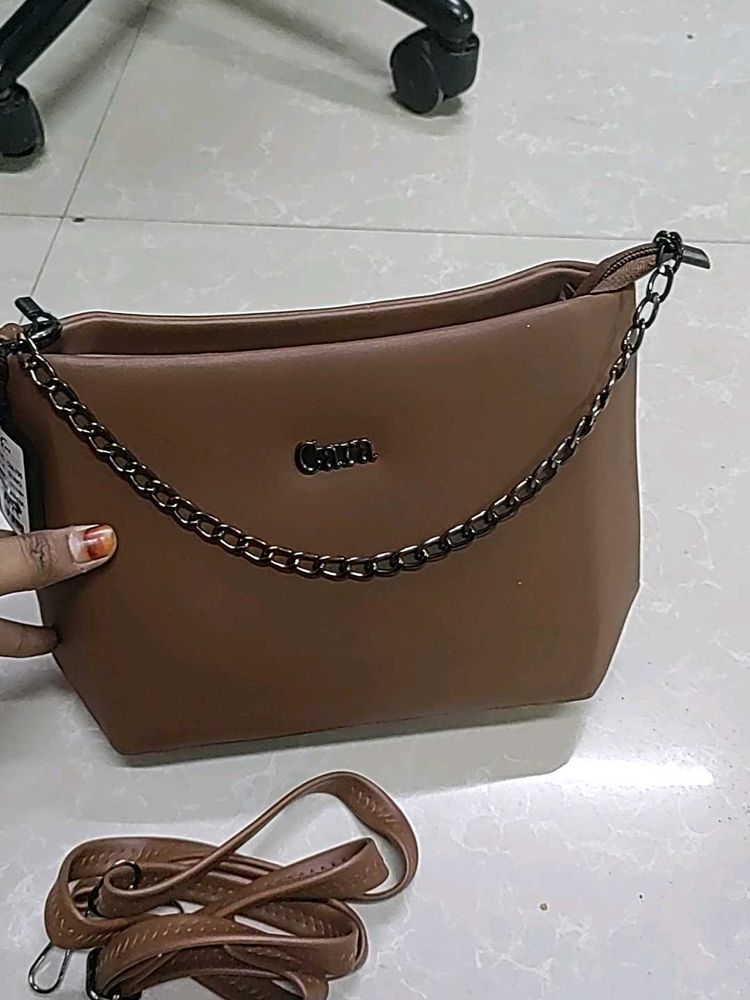 Stylish Brown Crossbody Bag