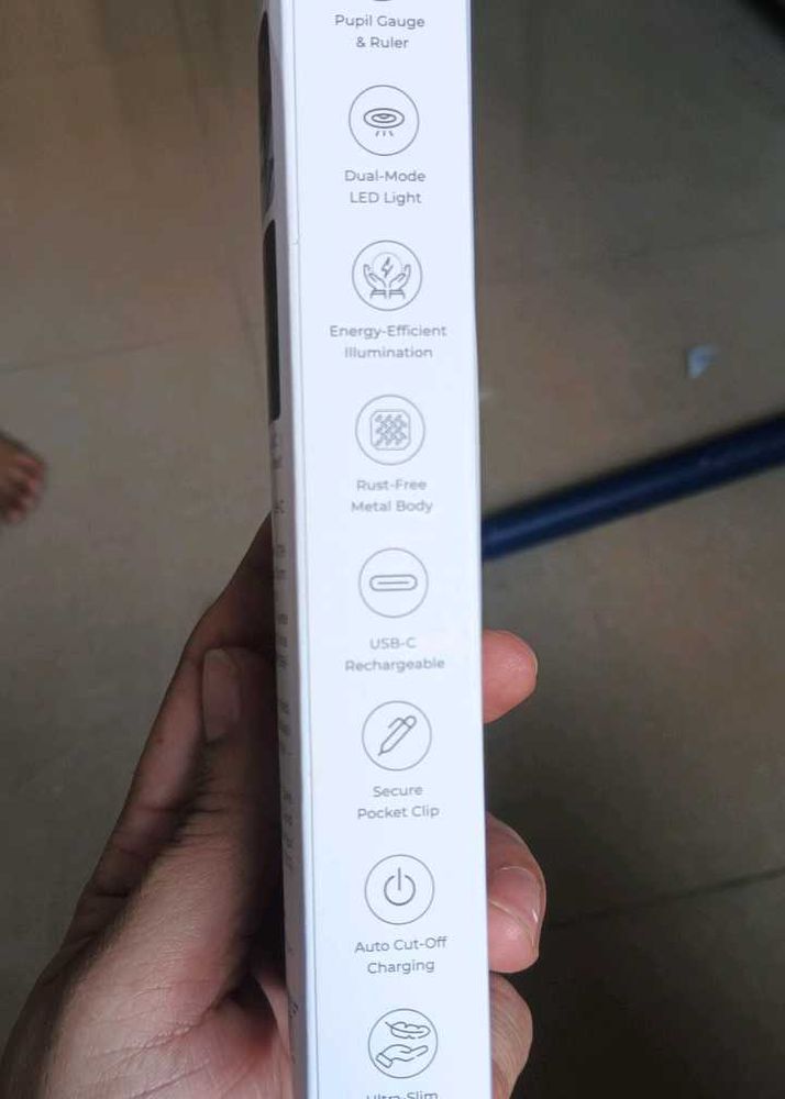USB-C Rechargeable Dual LED Light Pen
