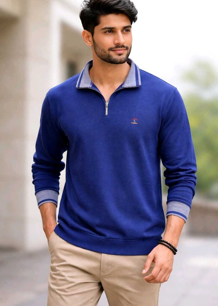 Stylish Blue Men's T-Shirt