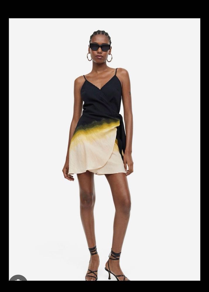 H&amp;M Shaded Wrap Around Dress