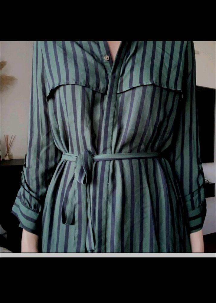 Forever 21 Shirt Dress With Belt