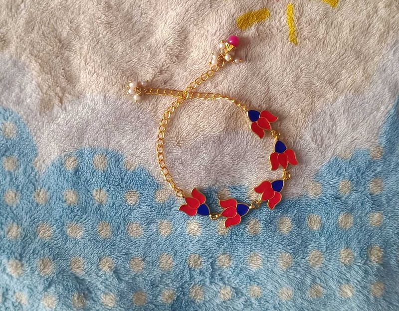 Floral Charm Bracelet
