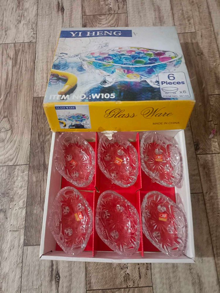 Glass Dessert Bowls - Set of 6