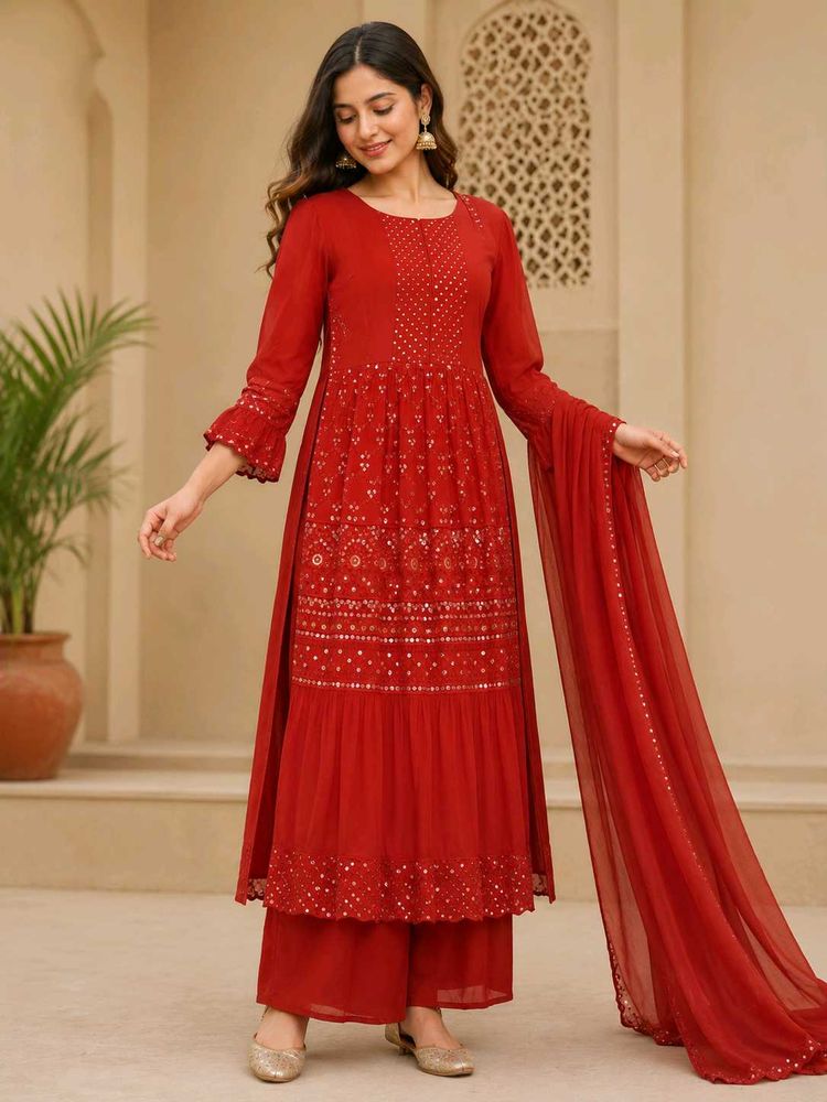 Elegant Kurta Set with Palazzo