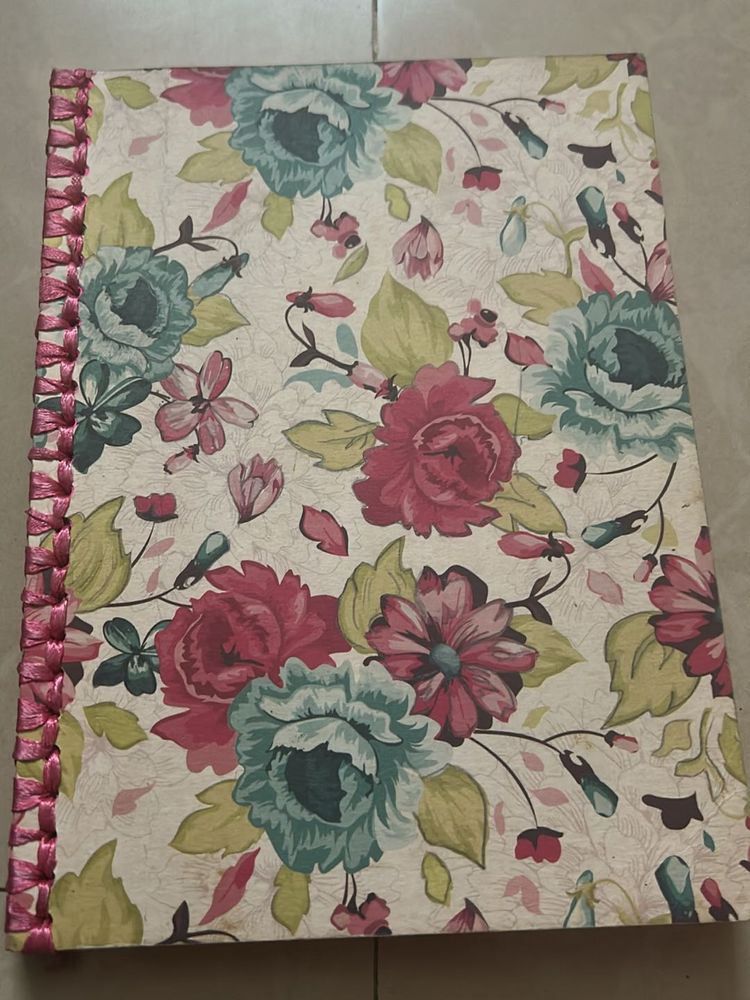 Multi Coloured Plain Pages Notebook