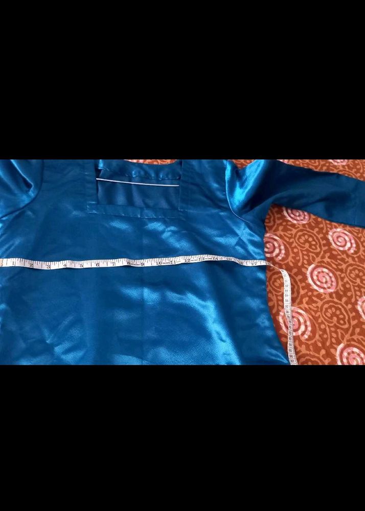 Satin Kurtha top only