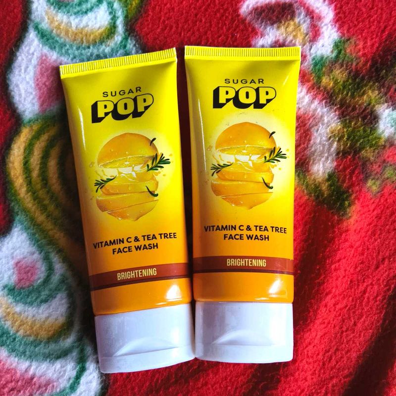 PACK OF 1 Sugar Pop Vitamin C &amp; Tea Tree Face Wash
