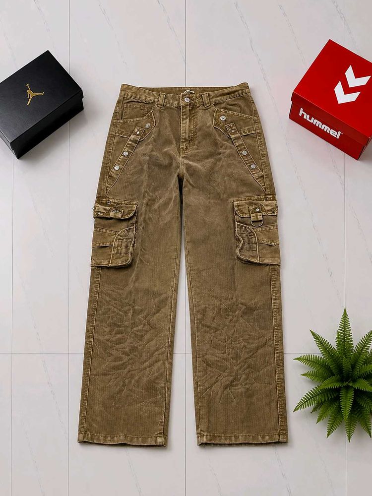 Lee Cooper Tan Striped Pants