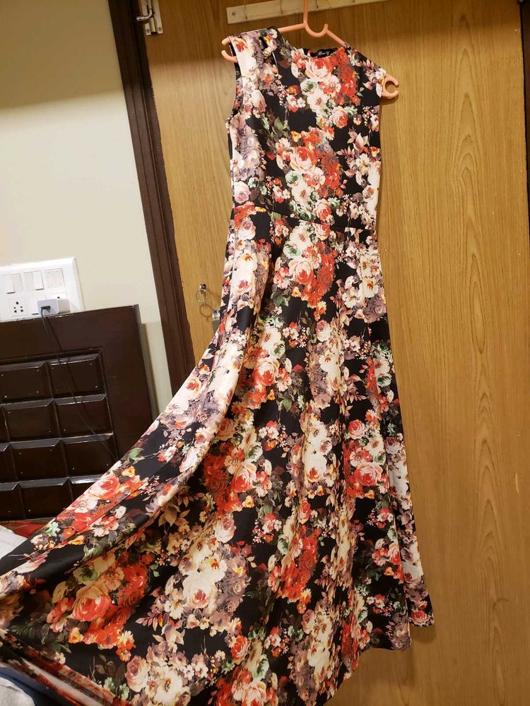 Floral Fit &amp; Flare Dress
