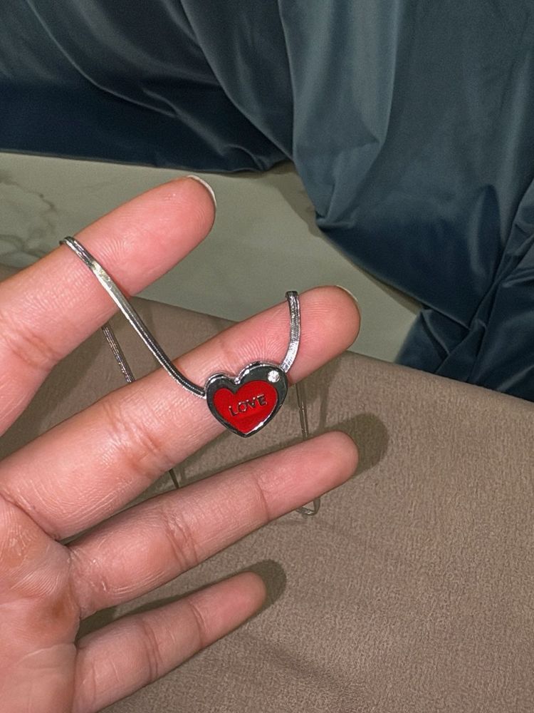 Heart Pendant "Love" Necklace
