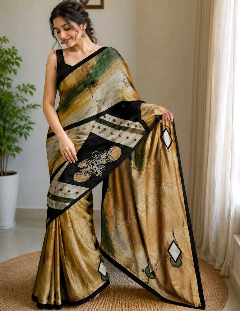 saree with premium work