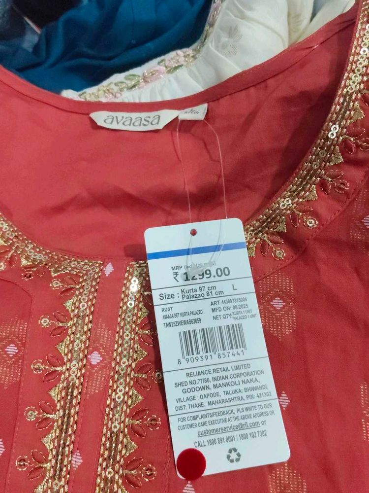 Avaasa Kurta Set with Palazzo