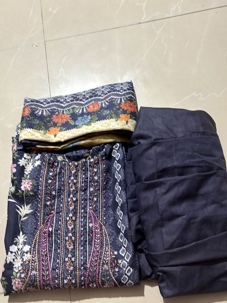 Embroidered Kurta Set newly stitched