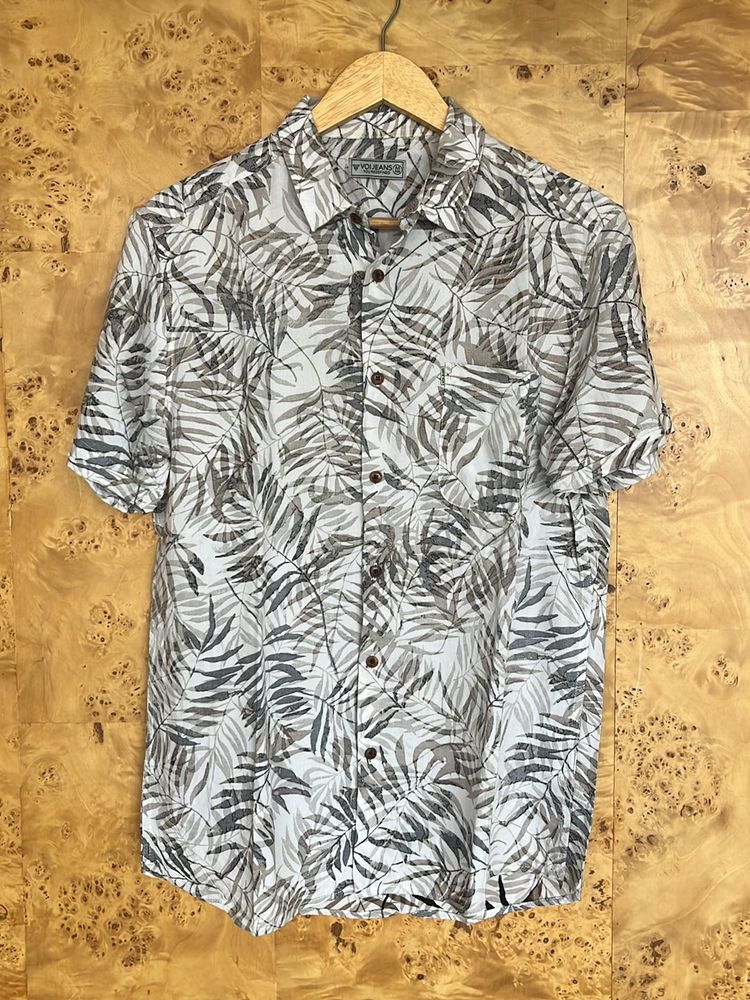 VOI JEANS Palm Leaf Shirt - Medium