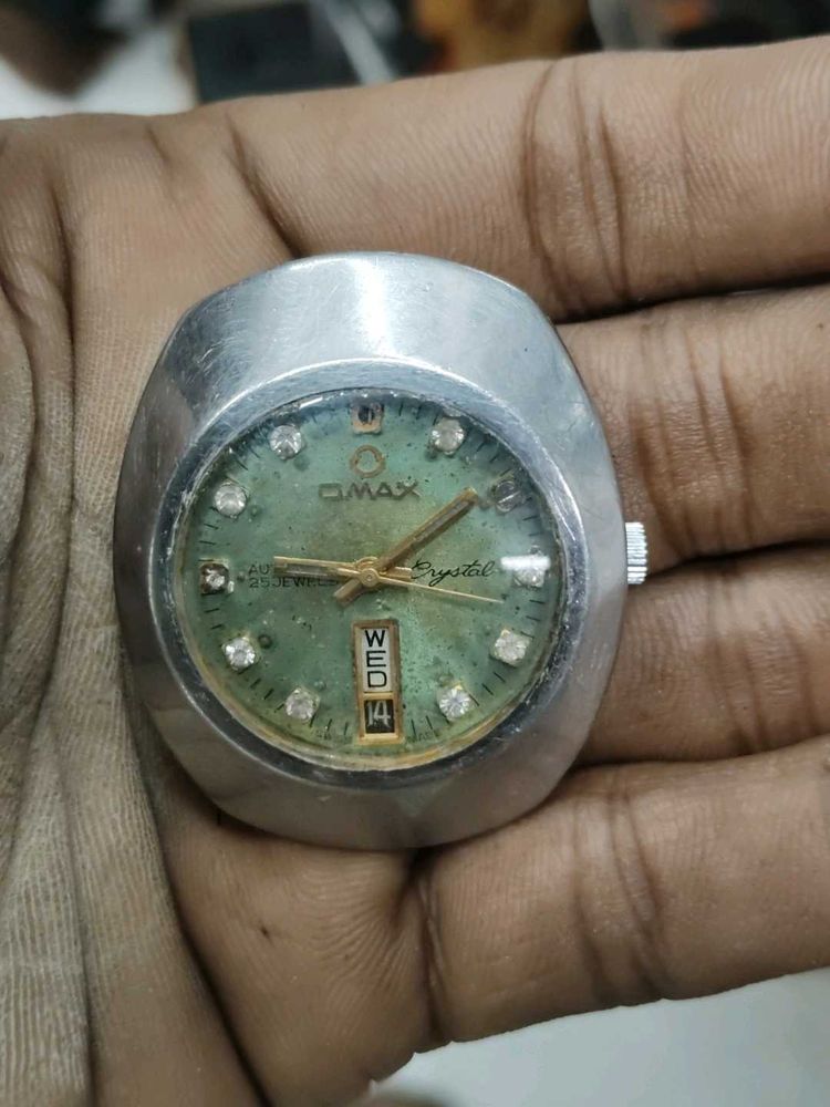 Rare Omax Crystal Automatic watch