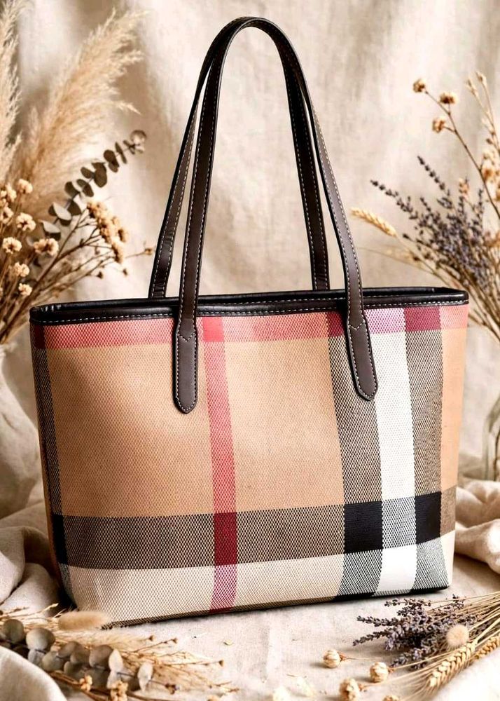 🆕Classic Plaid Tote Bag
