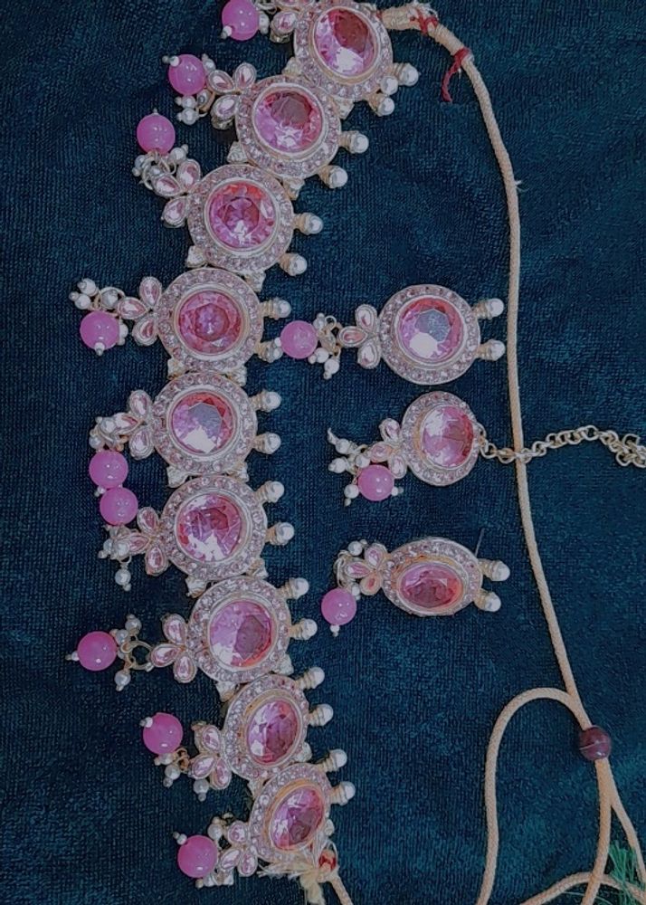 Pink Jewellery Set