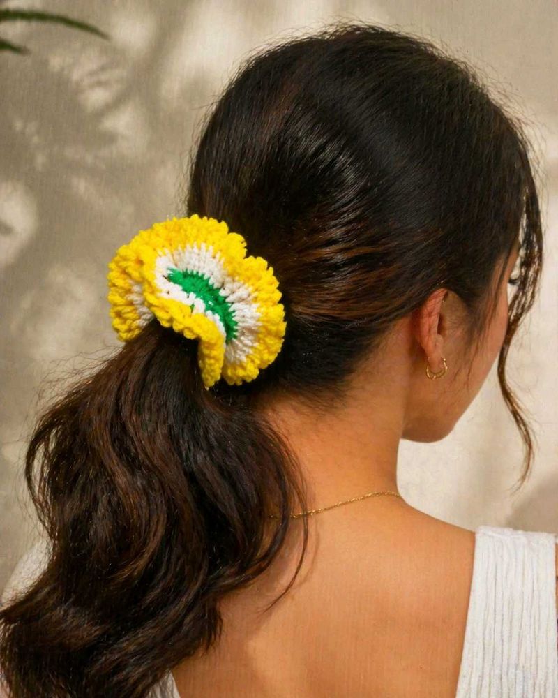 Handmade Crochet Scrunchie