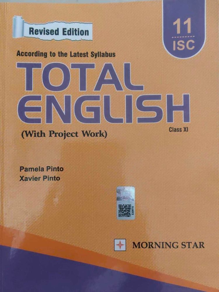 Books > Language | Total English Class XI - ISC | Freeup