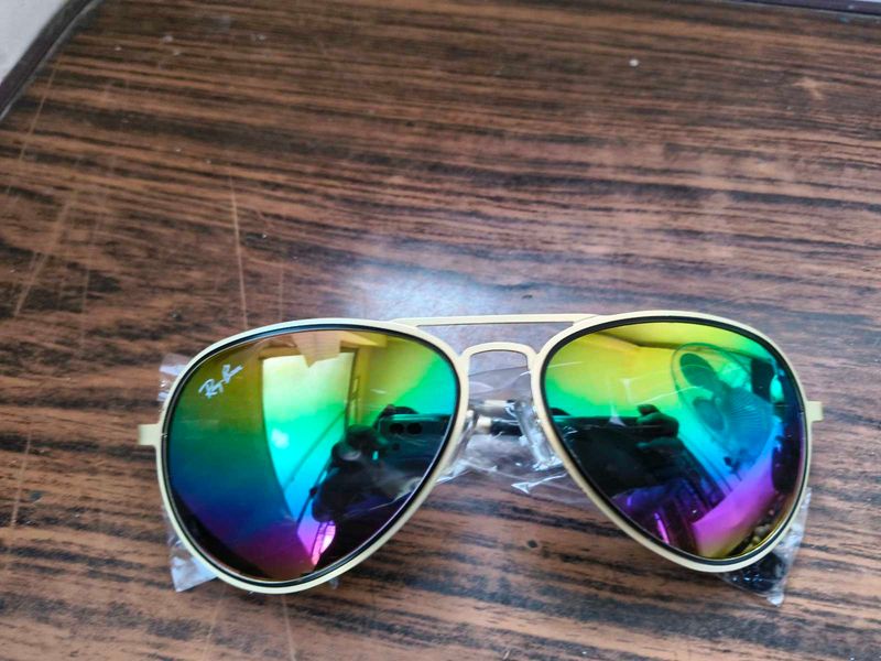 Ray-Ban Rainbow Aviators Sunglasses With Free Box