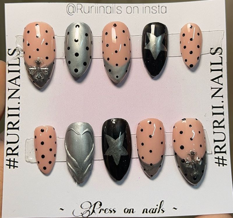 Combo press on nails