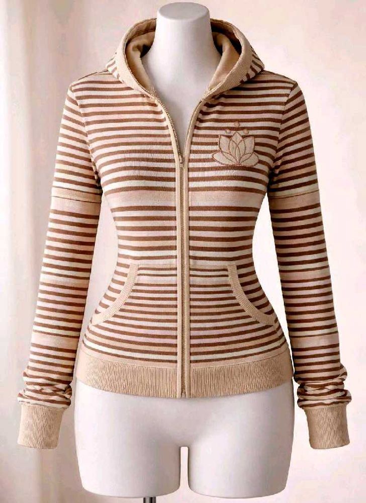 y2k Zip-Up Hoodie with Lotus Design