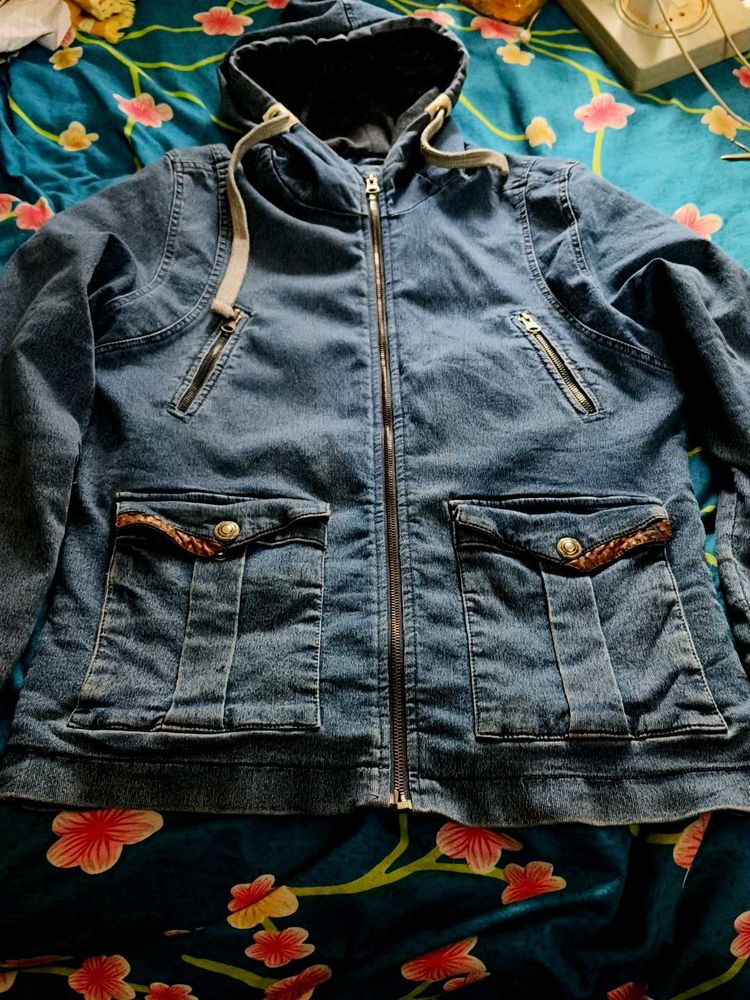 Denim Hooded Jacket / Hoodie