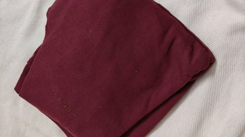 Ethereal Burgundy Crewneck Sweatshirt