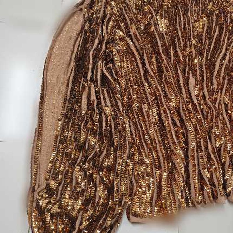bronze SALT Attire Sequin top