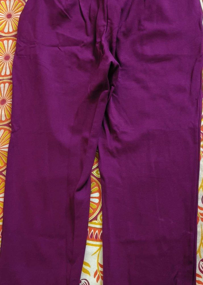 Purple Formal Pants