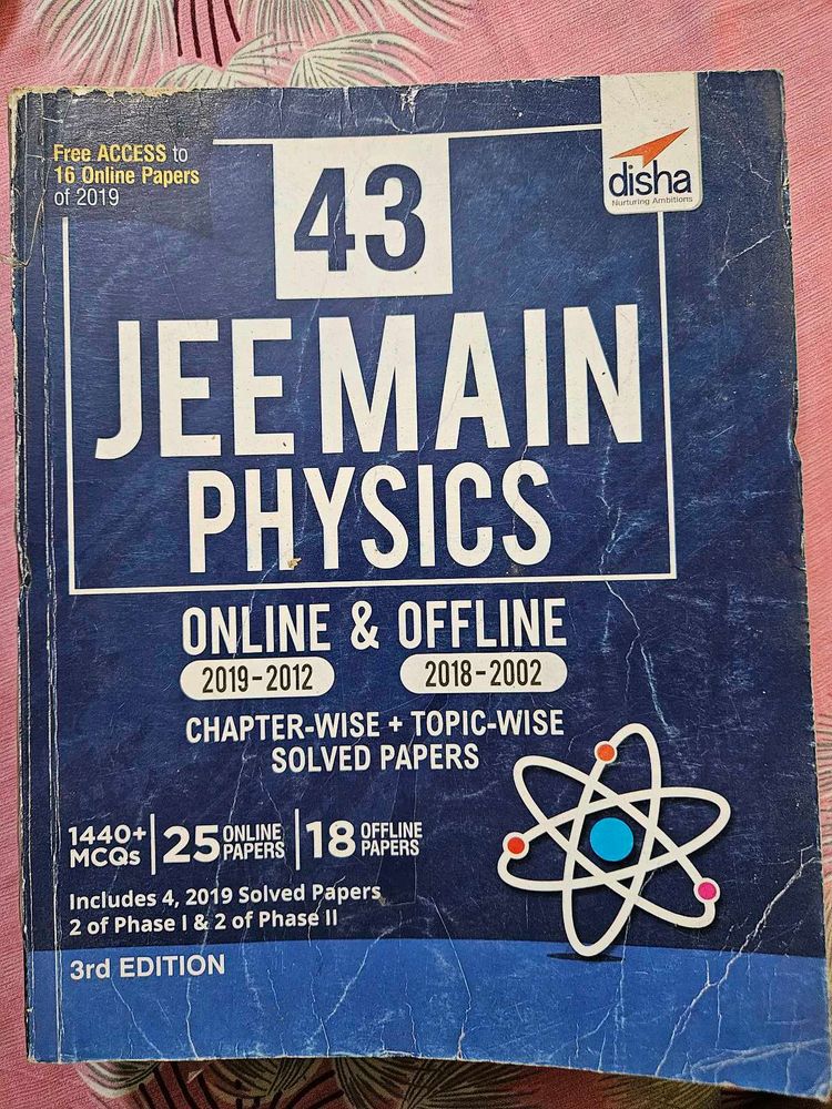 JEE Main Physics Solved Papers Book