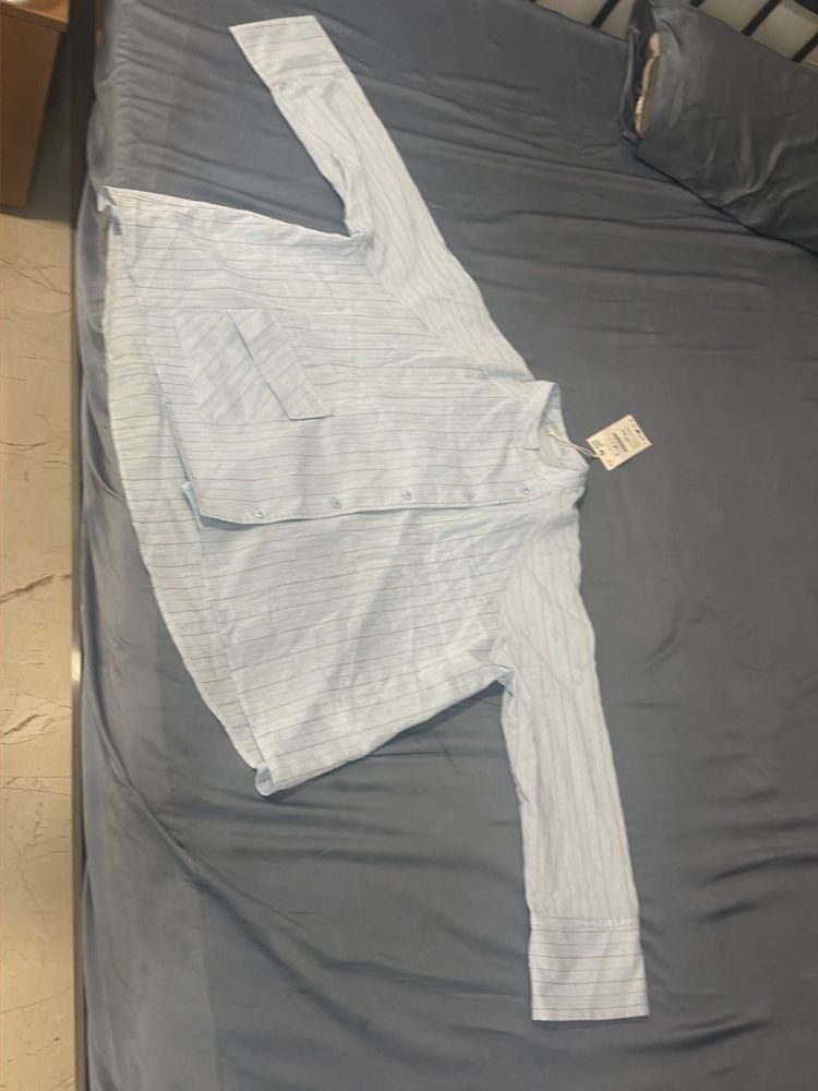 Classic Striped Long-Sleeve Shirt